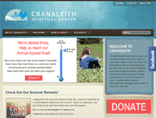 Tablet Screenshot of cranaleith.org